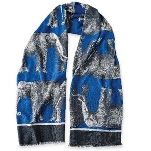 Mud Pie Elephant Print Scarf